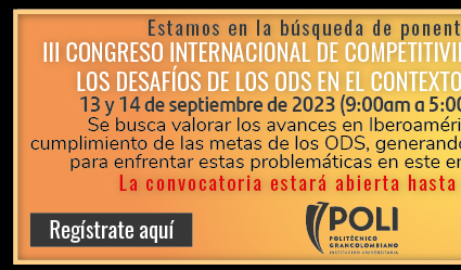 En busca de un ponente: 'III Congreso Internacional de Competitividad y Sostenibilidad: Los Desafíos de los ODS en el Contexto Iberoamericano' (Registro)